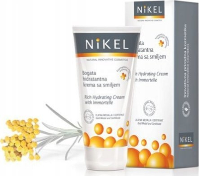 Krem fytyre Nikel Rich Moisturizing, me lule Immortelle, hidratues, për lëkurë të thatë