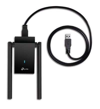 Kartelë rrjeti TP-Link Archer TX20U Plus, Wi-Fi USB, me antena të jashtme, e zezë