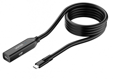 Kabllo zgjatuese USB C Unitek, 5m, 10Gbps USB 3.1, e zezë