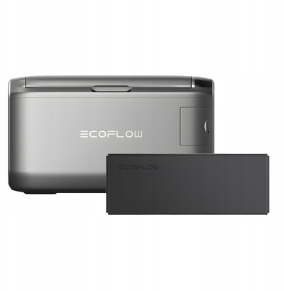 Frigorifer portativ EcoFlow Glacier 35L, bateri 298Wh, kompresor, gri