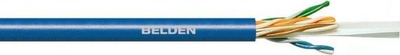 Kabllo rrjeti Belden Cat6, 4 çifte U UTP, PVC, blu