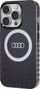 Навлака MagSafe Audi IML Big Logo за iPhone 14 Pro, поликарбонат TPU, црна