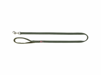 Set parzmore dhe zinxhir Trixie Dog Leash Premium, 120cm, XS, jeshile ulliri