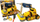 Set lodër ndërtimi Trifox Drill With Vehicle, automjet me trapan, për montim vidash, shumëngjyrësh