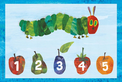 Puzzle për kalamoj Schmidt Spiele The World of the Very Hungry Caterpillar, set 3x48 copa, shumëngjyrësh