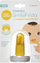 Furçë dhëmbësh për bebe Frida Baby SmileFrida Finger, dizajn gisht, koka trefishe, e verdhë