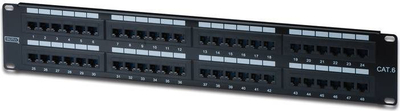 Patch panel Digitus DN-91648U, Cat 6, 24 porta, metalik