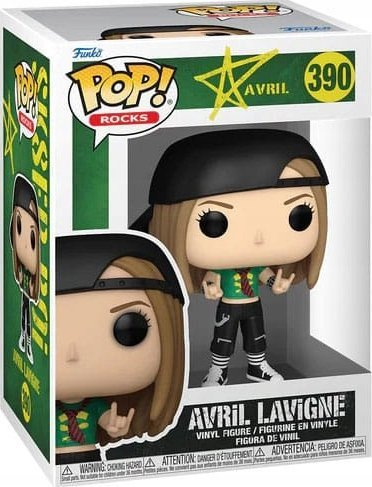 Figurë vinyl Funko POP Rocks Avril Lavigne Sk8ter Boi, 9.5cm, shumëngjyrëshe
