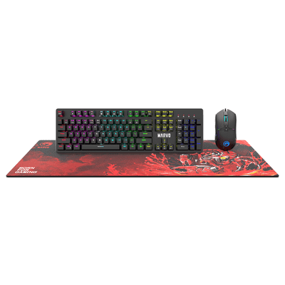 Set - Tastierë, Maus + Mauspad MARVO CM372