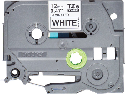 Лента за етикетирање Brother TZe-231S, 1.2cm, црн текст