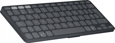 Tastierë tablet Logitech Keys to Go 2, Bluetooth, ultra e hollë, gri grafit