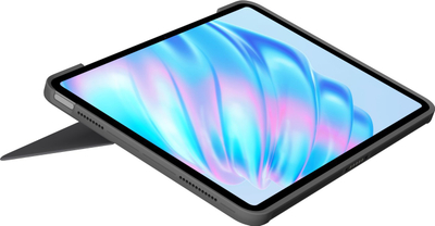 Tastierë me mbrojtëse Logitech Combo Touch për iPad Air, me touchpad, me ndriçim, gri Oxford