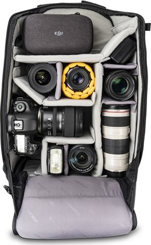 Çantë shpine fotografike Vanguard VEO Select 48BF, për aparat dhe laptop, me ngjyrë të zezë