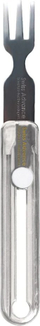 Pirun udhëtimi Swiss Advance Hippus F Fork, i palosshëm, çelik inox, transparent