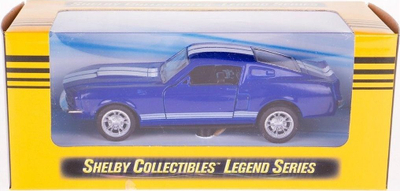 Maket makine Shelby Collectibles GT350 1965, metal, Legend Series, blu