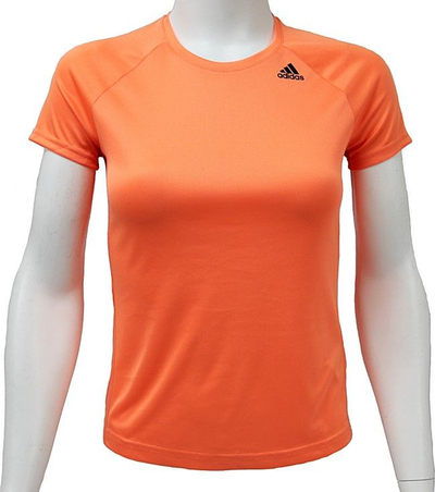 Maicë për femra Adidas D2M Tee Lose, XS, e portokalltë