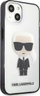 Mbrojtëse telefoni Karl Lagerfeld KLHCP13SHIKCK, për iPhone 13 mini 5.4", transparents, dizajn Ikonik Karl