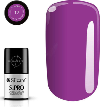 Llak xheli Silcare SoPRO, UV/LED, 7 g, vjollcë