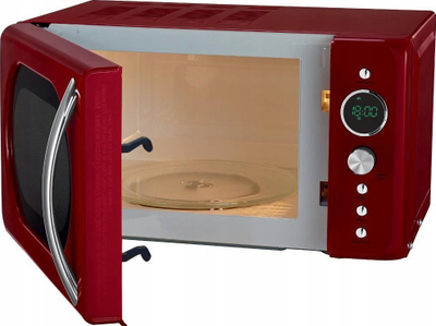 Микробранова печка Philco PMD 2051R, 20L, 700W, ретро црвена