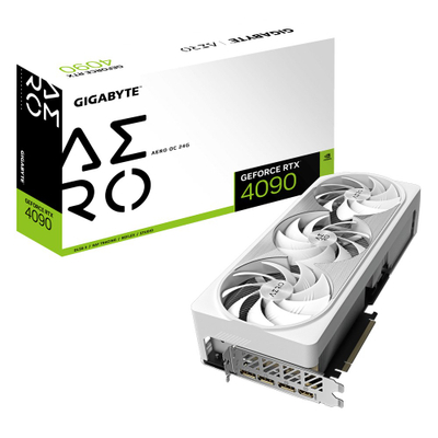 Графичка картичка GIGABYTE AERO GeForce RTX 4090 OC 24G, 24GB GDDR6X, бела