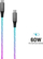 Kabllo karikimi FIXED LED, USB C në USB C, 1.2m, 60W, e gërshetume