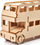 Puzzle druri 3D Nice Idea, model autobuz me dy kate, ngjyrë druri natyrale