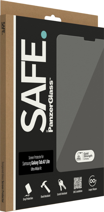 Xham mbrojtës PanzerGlass SAFE, Samsung Galaxy Tab A7 Lite, Ultra-Wide Fit, transparent