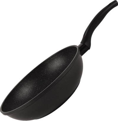 Tigan WOK Grande, 30 cm, alumini, jo ngjitës, i zi