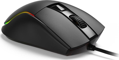 Maus lojërash Sharkoon SGM35, 6400 DPI, me kabllo, i zi