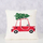 Jastëk dekorativ Boltze Home Criso, 45 x 45 cm, krem e kuqe