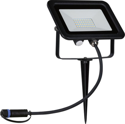 Dritë për kopsht Paulmann Plug & Shine, 15,5W IP65, 3000K, e zezë