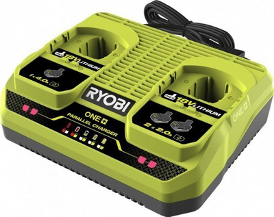 Karikues baterie Ryobi RC18240, ONE+ 18V, karikim i shpejtë, i gjelbër