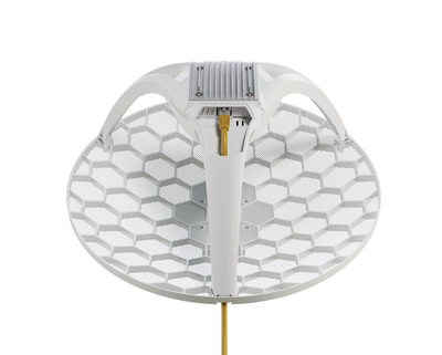 Modem LTE Mikrotik LHGG LTE6 Kit, antenë 17 dBi, Gigabit Ethernet, i bardhë