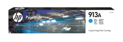 Кертриџ со боја HP 913A F6T77AE, цијан, оригинален