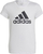 Bluzë adidas Big Logo Tee Jr IC6121, 100% pambuk, për goca, e bardhë