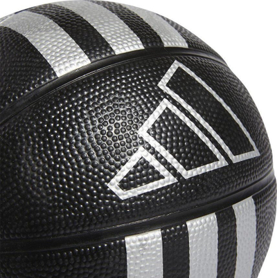 Top basketbolli adidas 3 Stripes Rubber Mini HM4972, madhësia 3, për mrena, i zi