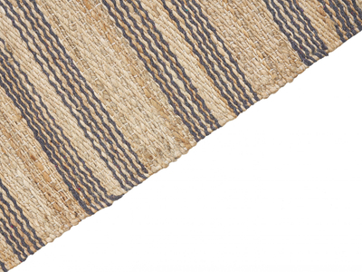 Tapet jute BUDHO, 80 x 150 cm, dhomë gjumi, bezhë gri