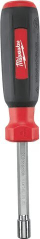 Çelës tubor Milwaukee HollowCore, 6mm, magnetik, i kuq e zi