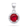 Set aksesorë Brilio Silver SET230WR, varëse + vathë