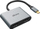 Dok USB C Akasa AK CBCA26 18BK, 2x HDMI, 4K, gri