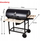 Grill qymyri Klausberg KB 9033, me kapak, 70 x 35 cm, i zi