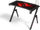 Tavolinë gaming Ultradesk Action V2, 110 × 75 cm, mban deri 80 kg, e zezë