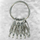 Varëse çelësash Nite Ize KeyRing Plus, çelik inox, 6 karabinerë, argjend