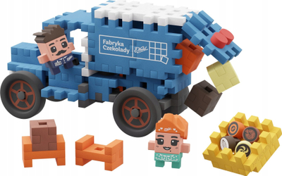 Set ndërtimi Marioinex Mini Waffle Wedel Sweet Van, 100 copë, shumëngjyrësh
