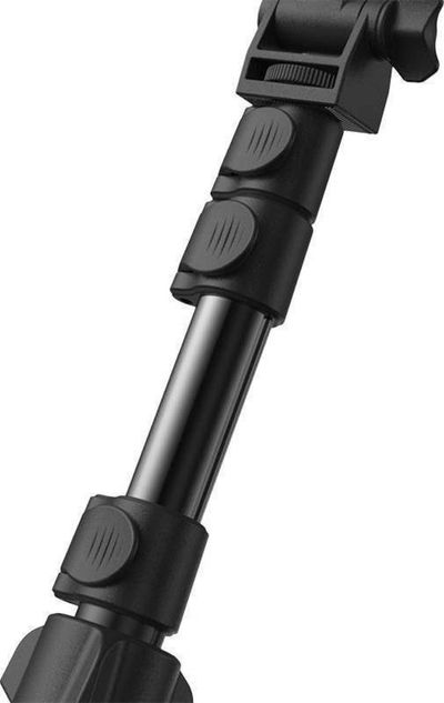 Shkop për selfie BlitzWolf tripod me llambë LED rrethore, i zi