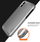 Maskë mbrojtëse Obliq Slim Meta për iPhone X, satin silver