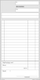 Bllok fatura Mayland Burde, 126x200 mm, 2x50 fletë, i bardhë