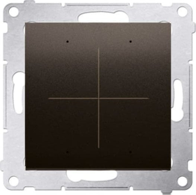Modul kontrolli Wi‑Fi Kontakt Simon 54 GO DENB1W.01/46, me bateri, 28 veprime, kafe mat
