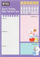 Planer ditor Line Friends BT21 A5, fletë që çaen, me shumë ngjyra
