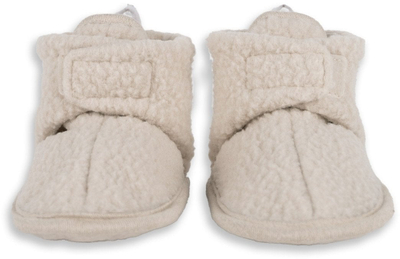 Pantofla për bebe Teddy Fleece, Teddy Fleece, shollë antirrëshqitëse, bezhë